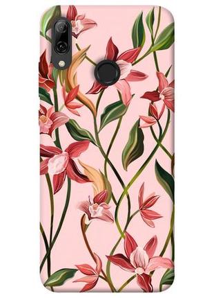 Чехол с принтом на хуавей п смарт (2019) floral motifs / чехол с принтом на huawei p smart (2019)