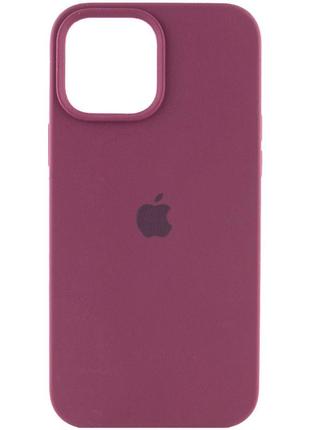 Матовый силиконовый чехол на iphone 15 plus бордовый / матовый силиконовый чехол на айфон 15 плюс