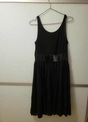 Черное шелковое платье люкс качество.2 фото