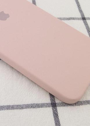 Матовый силиконовый чехол с защитой на камеру на iphone 6 / iphone 6s / айфон 6 / айфон 6с розовый / pink sand2 фото