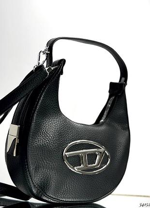 Трендова сумочка чорна сумка