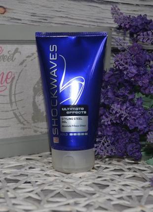 Гель для укладання супер-сильної фіксації wella wellaflex ultra effects styling steel gel3 фото