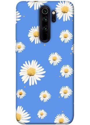 Чехол с принтом на сяоми редми нот 8 про chamomile pattern / чехол с принтом на xiaomi redmi note 8 pro