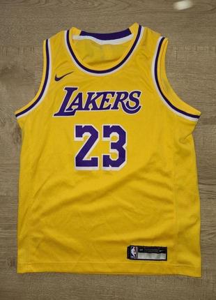 Nike lakers lebron james 23 nba ( оригинал)1 фото