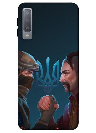 Чохол із принтом на samsung галаксі а7 зсу style 4 / чохол із принтом на samsung galaxy a7 (2018)