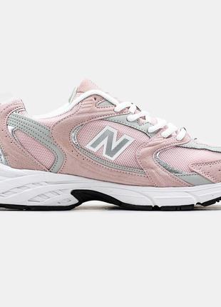 New balance 530 white silver pink 🌺 кроссовки женские розовые, кроссовки жеэнские весна-осень, женские кроссовки