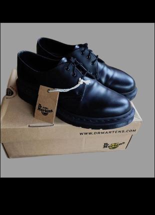 Туфлі оксфорди броги dr martens 1461 mono black 14345001