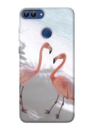 Чохол із принтом на хуавей п смарт (2020) flamingos / чохол із принтом на huawei p smart (2020)