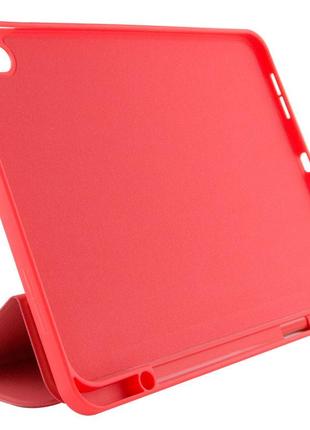 Кожаный чехол книжка с визитницей на ipad 10.9 (2022) красный / чехол на айпад 10.94 фото