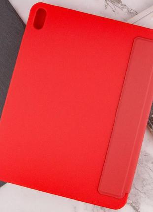 Кожаный чехол книжка с визитницей на ipad 10.9 (2022) красный / чехол на айпад 10.98 фото