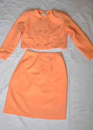 Костюм пиджак и юбка maroi luigi1 фото