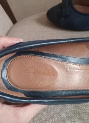 Туфли кожа мягкая бренд clarks 37/38 р ст 23 см5 фото