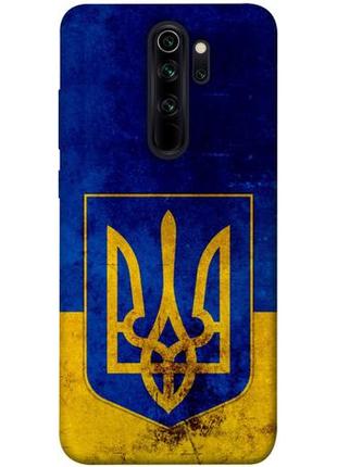 Чехол с принтом на сяоми редми нот 8 про украинский герб / чехол с принтом на xiaomi redmi note 8 pro