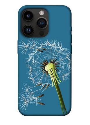 Чехол с принтом на айфон 14 про air dandelion / чехол с принтом на iphone 14 pro1 фото