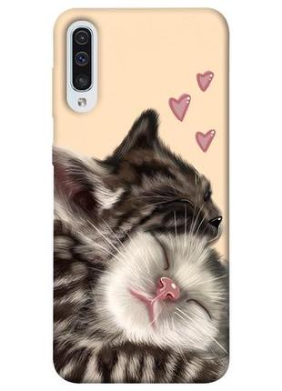 Чохол із принтом на samsung galaxy a50 / samsung galaxy a50s / samsung galaxy a30s cats love / чохол з принтом samsung galaxy a50