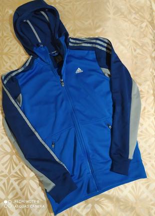 Кофта спортивна олімпійка adidas climalite texfite