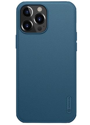 Ребристый чехол на iphone 13 pro / айфон 13 про синий / blue1 фото