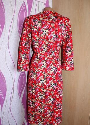 Яркое хлопковое платье 2