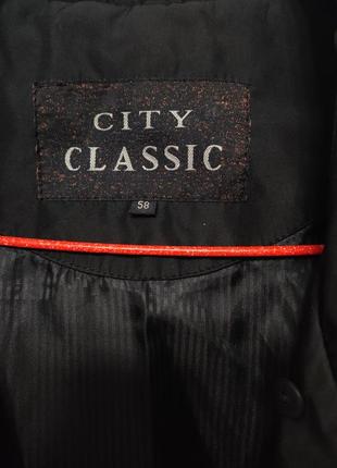 Куртка мужская осень весна большая черная city classic, размер 4xl4 фото