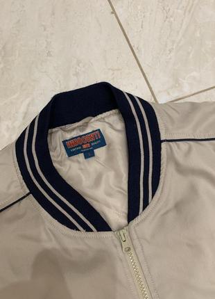 Винтажная оверсайз куртка ветровка бомбер бежевый vintage innocenti2 фото