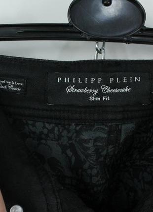 Оригінальні дизайнерські джинси philipp plein strawberry cheesecake black denim women jeans3 фото