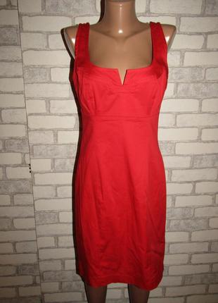 Красивое красное платье сарафан м-38-12 apart1 фото