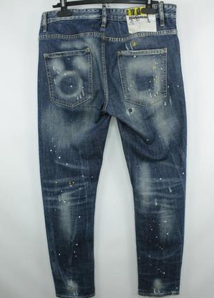 Брендовые люкс джинсы dsquared2 classic kenny twist slim fit jeans4 фото