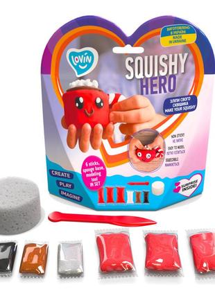 Набор для лепки с воздушным пластилином squishy cupcao тм lovin 70125 от imdi