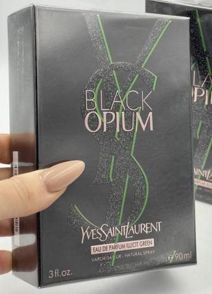 Парфюмированная вода black opium illicit green  yves saint laurent
eau de parfum