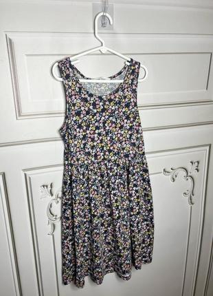 Сукня  в квітковий принт h&m