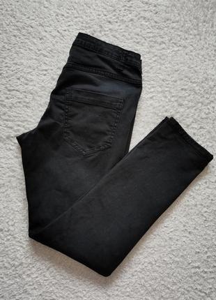 Джинсы италия benetton базовые женские чёрные узкие джинсы сигаретки джинсовые женские брюки дудочки