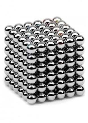 Магнітний конструктор нео neocube срібло, головоломка neocube, розвиваюча dl-706 іграшка магніт