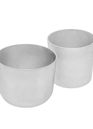 Набір з 2 форм для випікання пасок, хліба та кексів з литого алюмінію 0.35 та 0.2 л | 85588