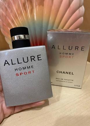 Chanel allure homme sport 100 ml духи мужественные, парфюм мужской, парфюмерия2 фото