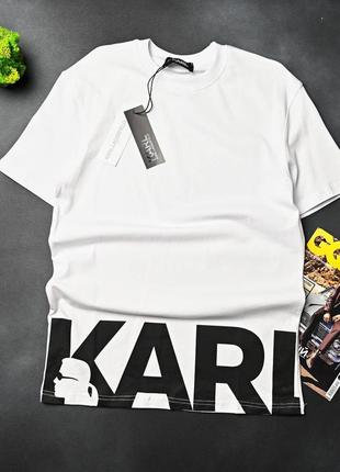 💜є наложка 💜 люкс якість 💜 чоловіча футболка "karl lagerfeld "2024