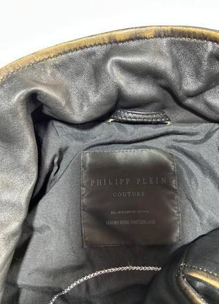 Кожаная куртка philipp plein5 фото