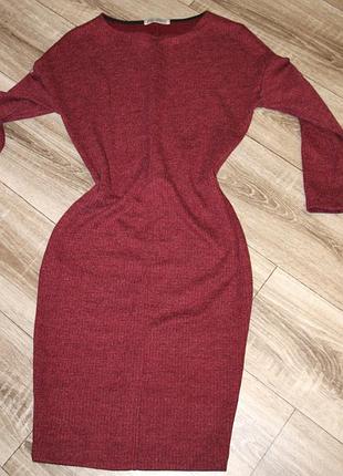 Теплое платье goldi