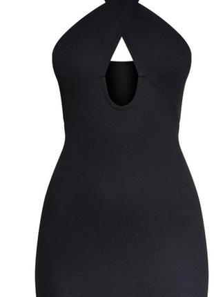 Платье черное мини, plt, новое, размер с-м7 фото