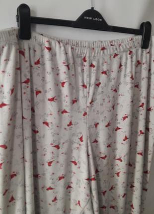 Батал! мягкие уютные велюровые штаны