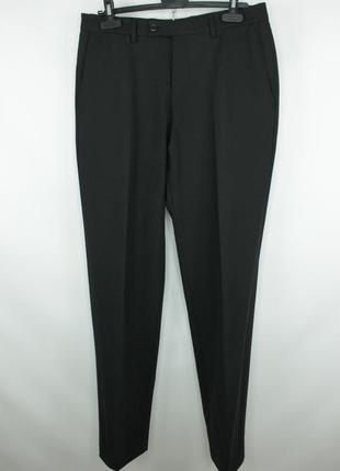 Классические люкс брюки брюки versace collection black stretch wool formal dress pants