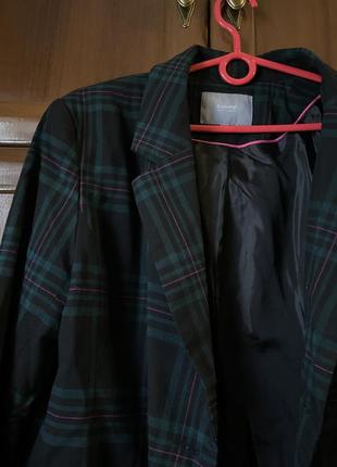 Пиджак темно-зелёный3 фото