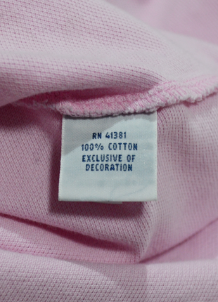 Polo ralph lauren skinny polo футболка слім поло з великим лого рожева9 фото