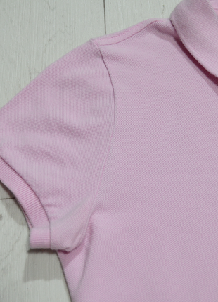 Polo ralph lauren skinny polo футболка слім поло з великим лого рожева6 фото