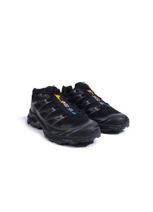 Кроссовки salomon xt-6 adv all black1 фото