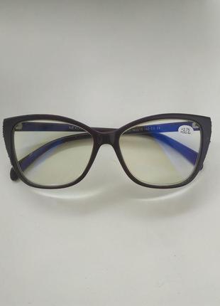 +2,75 окуляри для зору nexus blueblocker , нові.2 фото