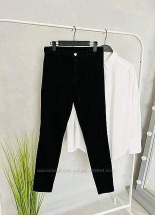 Черные базовые джинсы скини5 фото