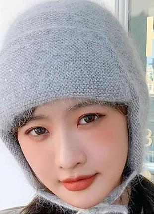 Шапка с пайетками