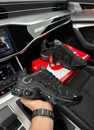 Nike air max plus all black4 фото