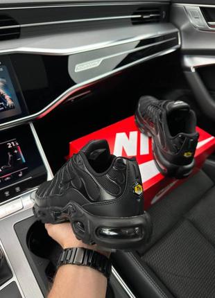 Nike air max plus all black8 фото