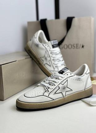 Кроссовки golden goose натуральная кожа